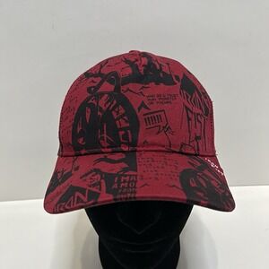 Iron Fist‎ Red Mesh Trucker Hat Graphic Print "Fabricated Violence" Cap